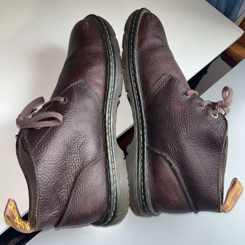Dr martens sussex bear track slip resistant chukka boots dark drown size 12